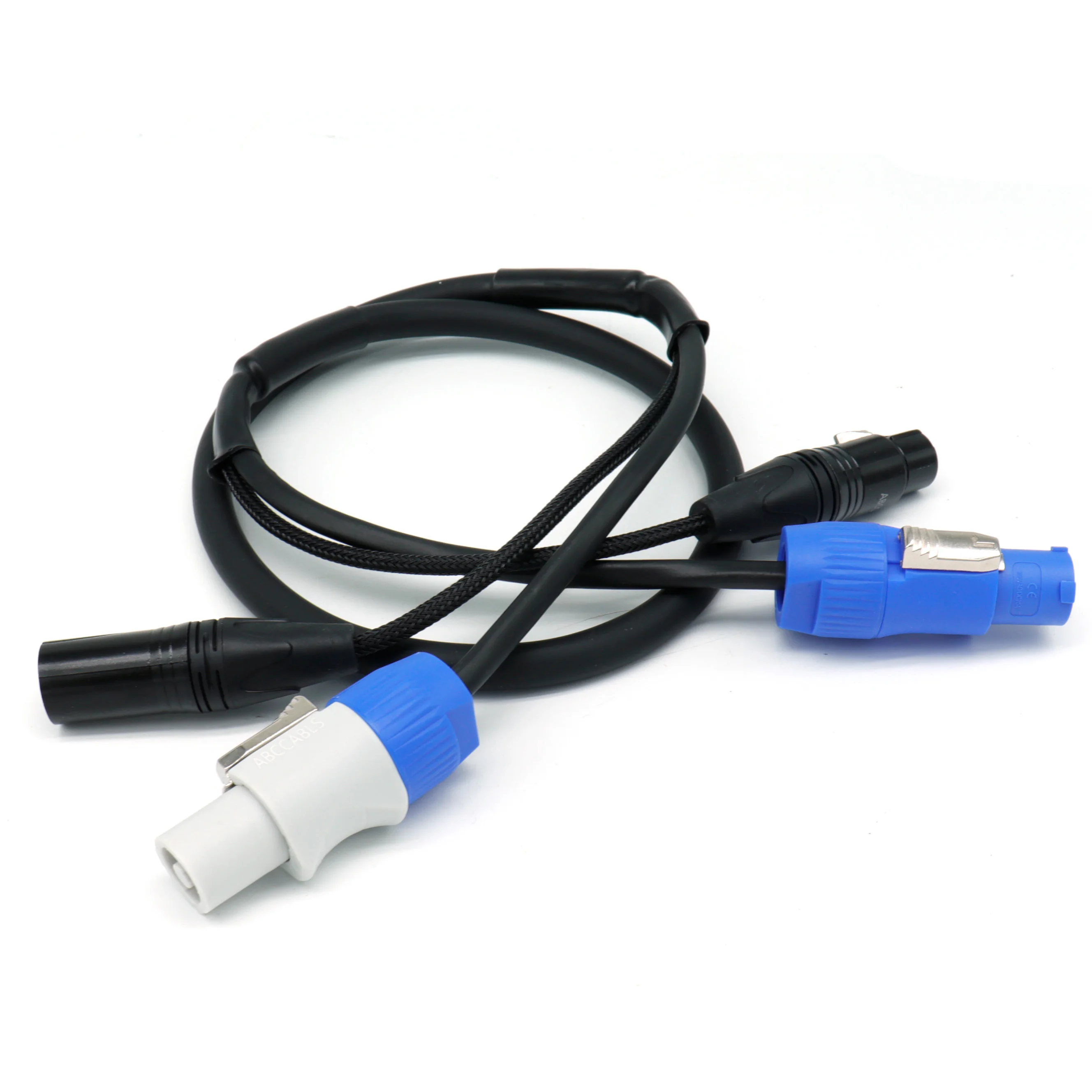 

1M 2M 3M 5M 10M Кабель Powercon DMX 2-в-1 3x2,5 мм2 — PowerCON вход/выход и 3-контактный кабель XLR для освещения сцены с подвижной головкой DJ