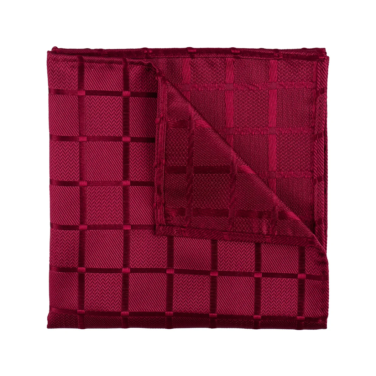 Elegante Pañuelo de Bolsillo Vintage a Cuadros para Hombre, Estilo Británico Clásico, Accesorio Formal para Traje, en Azul Marino, Gris, Negro y Borgoña