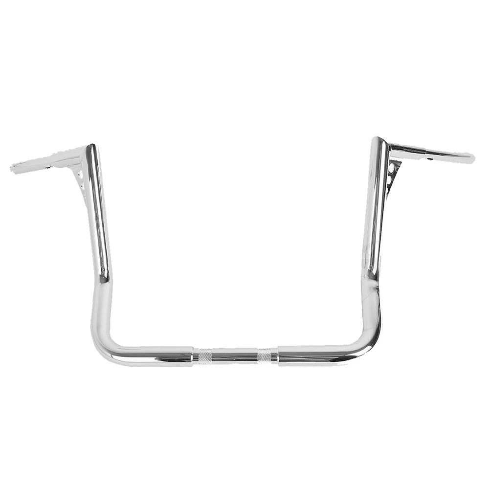 Latest Modification -10/12/14/16/18 Inch for Harley Universal High Handlebars with Goat Horns - Easy to Install Customizable