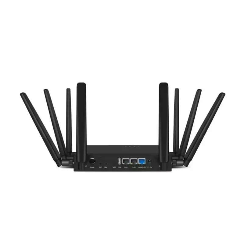 5G Wifi6 1800M راوتر لاسلكي دعم PPTP L2TP VPN داخلي 5g Cpe 8 هوائي المؤسسة 5G موزع إنترنت واي فاي بطاقة Sim