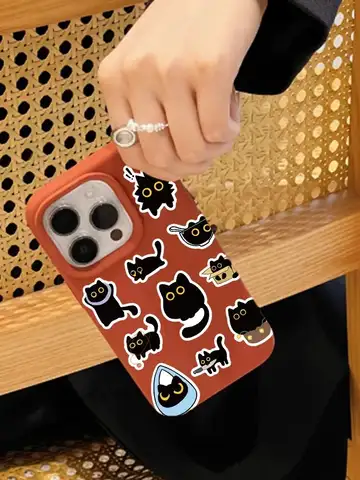 500Pcc/roll Cute Cat Stickers Creative DIY Graffiti Stickers Envelope Sealing Stickers Stationery Children Reward Decor Stickers