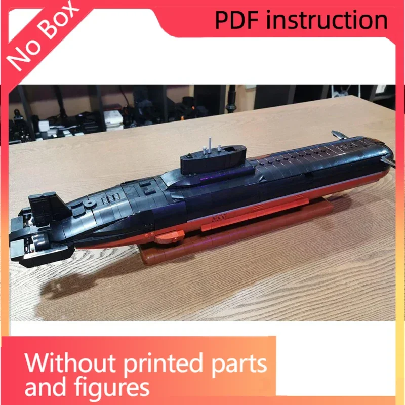 

Christmaspowerful Soviet Russian typhoon class submarine bricks navy nuclear powered blocks military missiles moc building uniqu