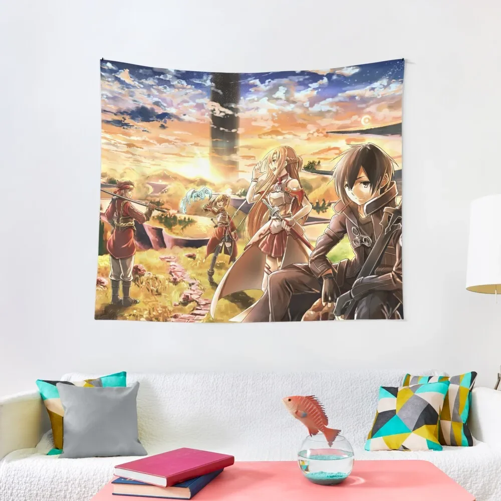 

Final Mision Kirito Team Tapestry Cute Decor Wallpaper Decorative Wall Wall Hangings Decoration Tapestry