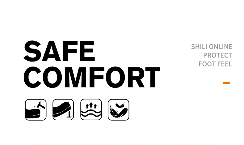 Work Safety Shoes Breathable Men Work Protective Sneakers Anti-Puncture Work Shoes Male Steel Toe Outside Sport Shoes