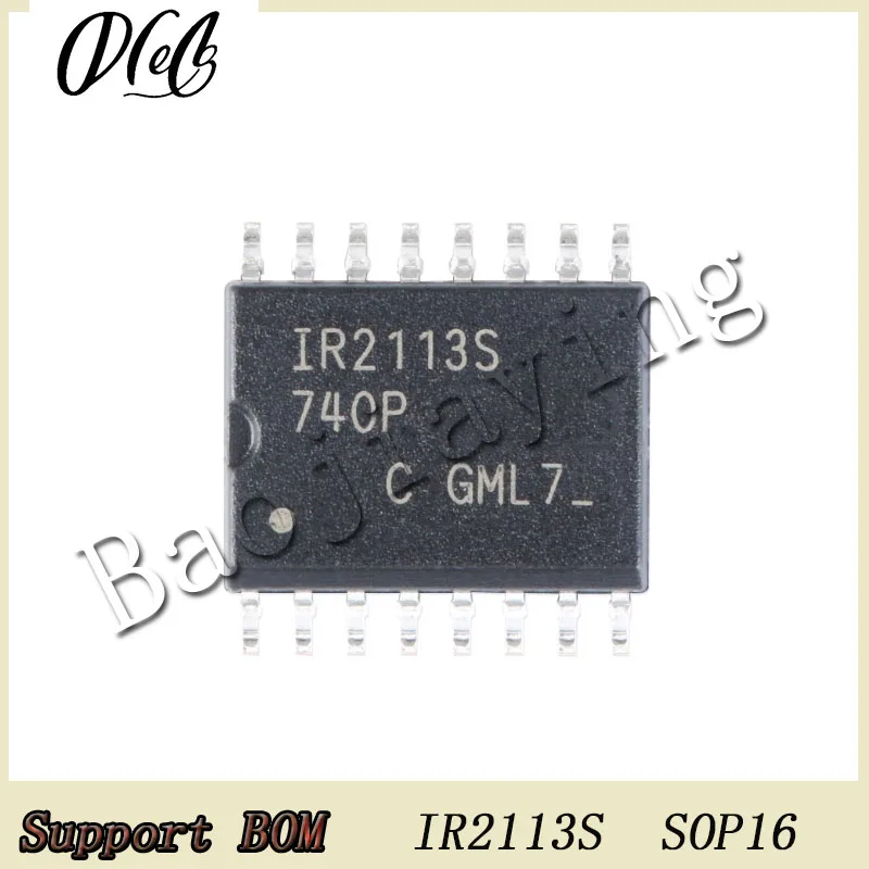 5PCS/Lot IR2113S IR2113STRPBF SOIC-16 For 600V high side and low side gate driver IC chips