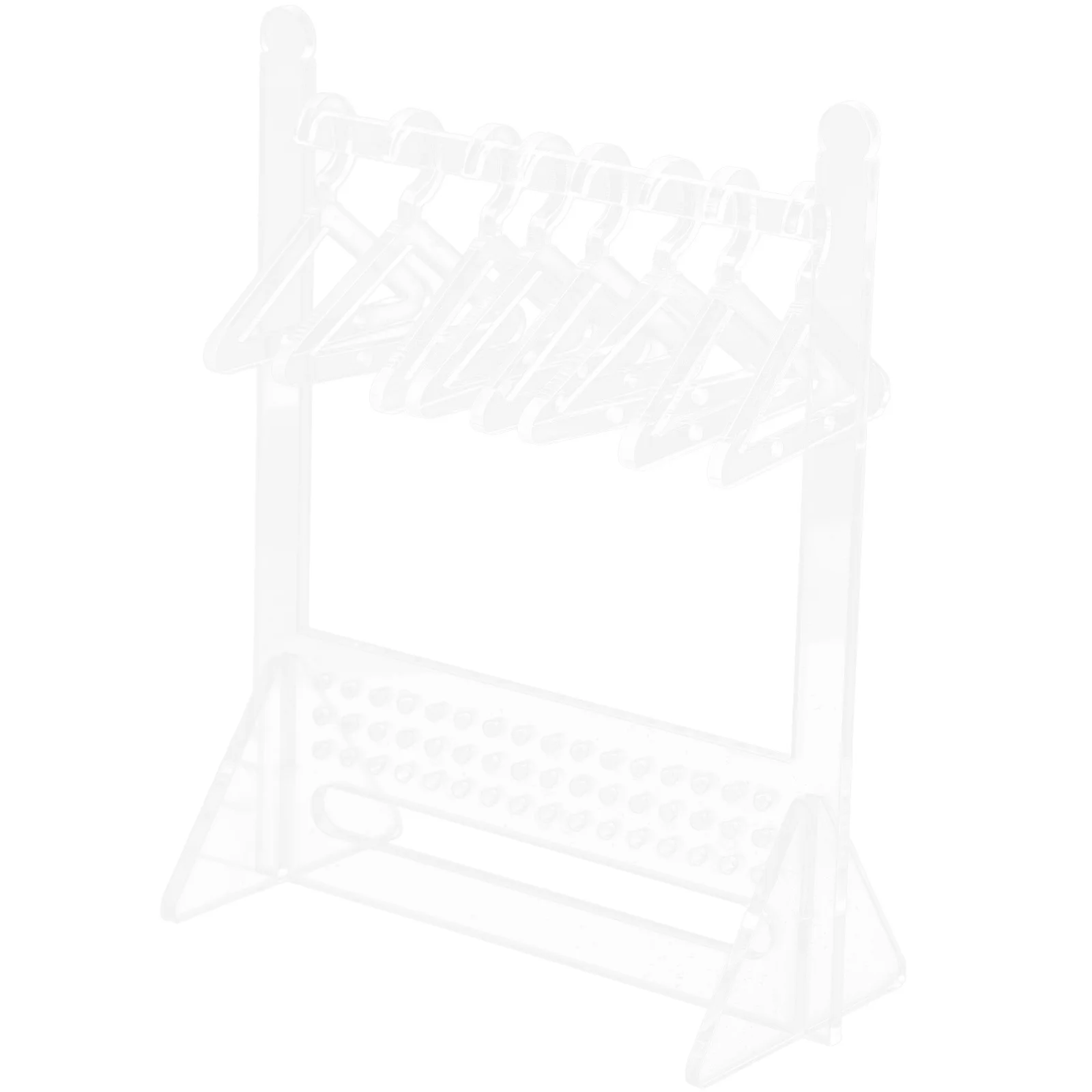 

1 комплект, вешалка, стильная подставка для ювелирных изделий, акриловое ожерелье, органайзер для сережек, устойчивый настольный держатель для ожерелья, кольцо, браслет, подставка