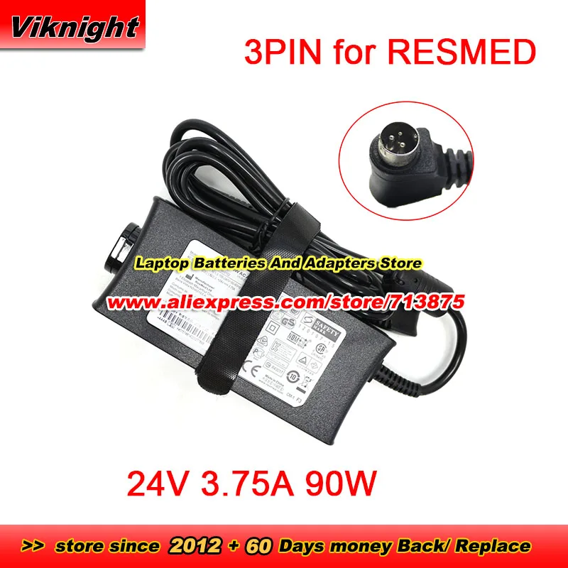 

Genuine 90W Charger 369102 24V 3.75A AC Adapter for Resmed S9 SERIES CPAP IP21 Power Supply