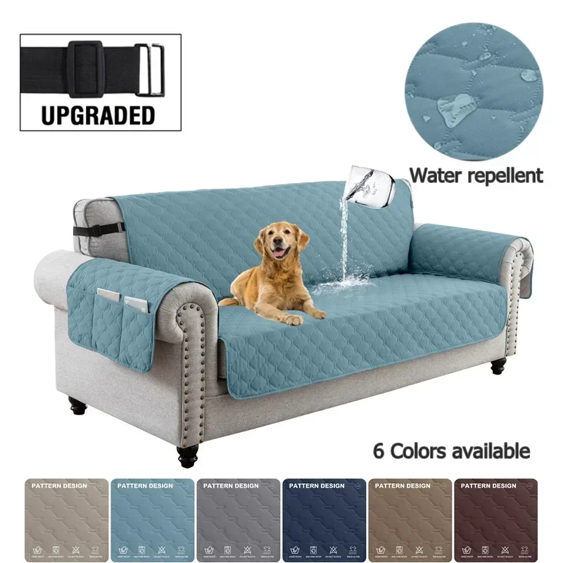 1 2 3 4 Seater Water Proof Sofa Cover Pet Dog Cat Kids Sofa Mat Couch Slipcovers for Living Room Armchair Furniture Covers Home