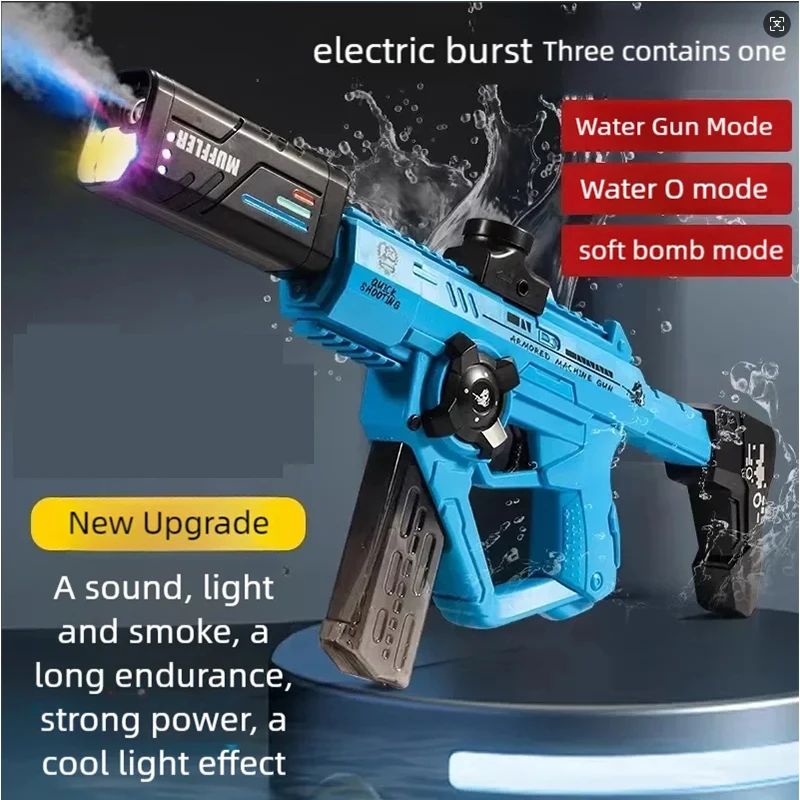 HOT AK47 Electric Blaster Gun Set, High Precision Shooting Toy, Perfect Outdoor Toy Gift for Birthday (Bullets Excluded)