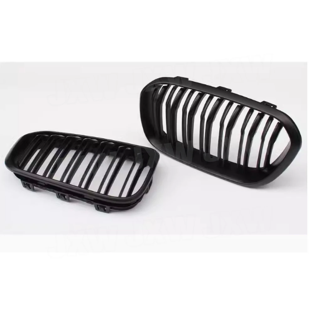 

Глянцевая черная решетка переднего бампера из АБС-пластика, комплект обвеса для BMW 1 серии F20 F21 2015-2018, аксессуары для автомобиля, решетка переднего бампера