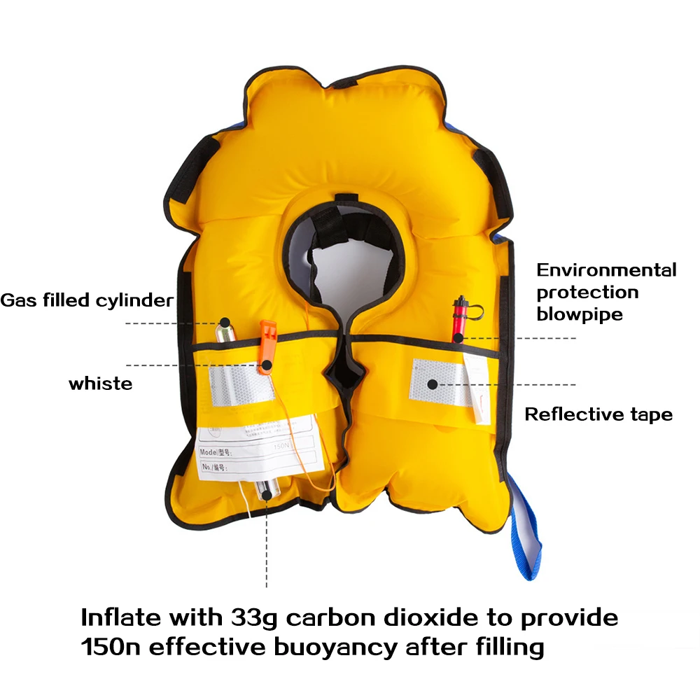 Автоматический надувной спасательный жилет, профессиональный, для плавания, рыбалки, для детей и взрослых, спасательный жилет для рыбалки