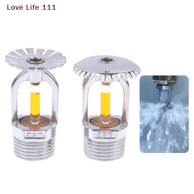 New 1 Piece Sprinklers Side Hidden Fire Sprinkler 57 Degrees Pendent For Fire Extinguishing System Protection Sprinkler Head