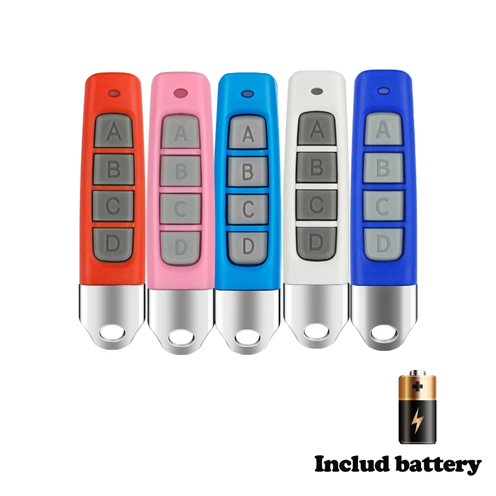 

4CH 433MHz Clone Function Wireless RF Remote Control Self-copying Fob Command Universal Duplicator For Gate Garage Door Lighting