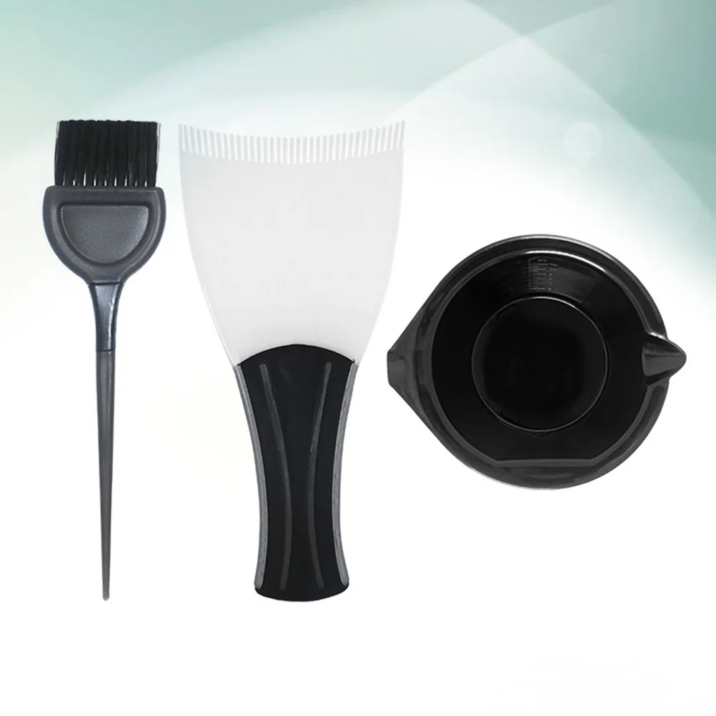 

1 комплект инструментов для окрашивания волос, профессиональная чаша, тарелка, щетка для домашнего использования в салоне, предотвращает повреждение, удобно