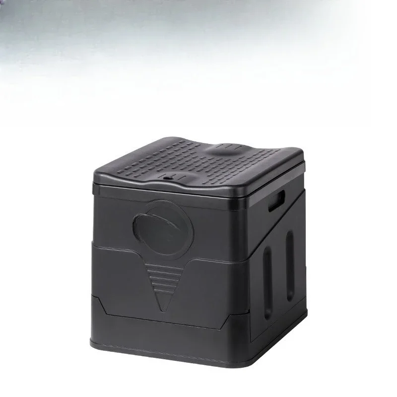 

Outdoor PP folding toilet, camping toilet, portable travel car deodorant emergency toilet