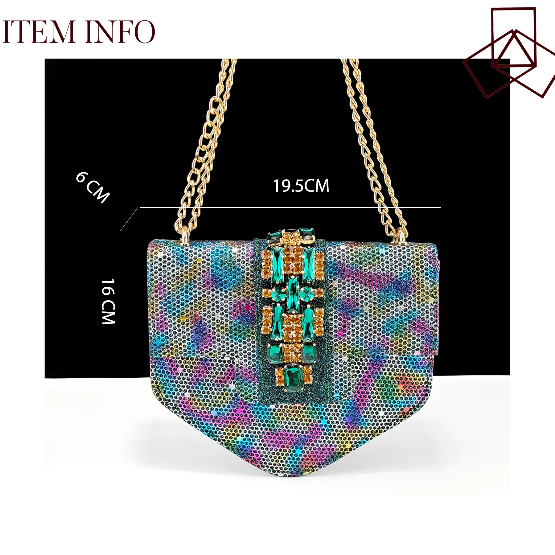 QSGFC INS 2024 colore verde elegante donna tacchi scarpe e borsa Set decorazione in metallo strass donna tacchi alti scarpe di dimensioni più grandi