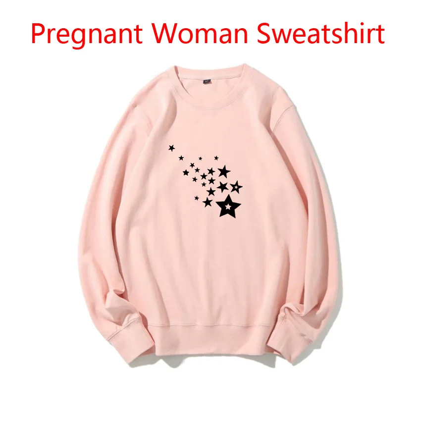 

Pentagram Funny Print Pullover Pregnant Woman Sweatshirt Fashion Korean Version Maternity Women Sweaters Spring Autumn Add Your