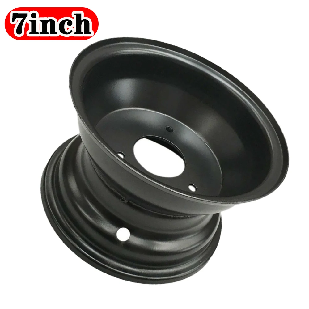 16x8-7 7 inch ATV UTV Wheel Rim 3 Holes Replacement for 50cc 70cc 90cc 110cc 125cc Quad Buggy Tires