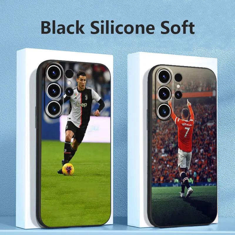 Cristiano Ronaldo CR7 Phone Case for Samsung Note 20 10 9 Cover Galaxy S23 S22 Ultra S20 S21 FE S10 S9 S8 Plus Silicone Funda