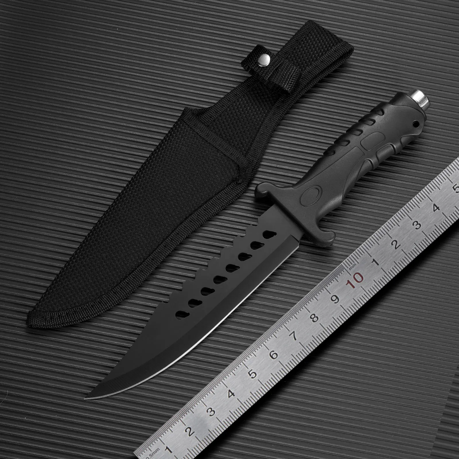 Military Tactical Knife, Field Survival Knife with High Hardness, Self-Defense Knife, Edc Fixed Blade, Sharp Fruit Knife