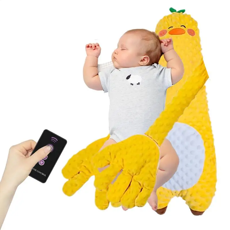

Baby Patting Pillow Baby Patter For Sleeping With Remote Control Soft Cushion Toy Calming Sleeper Portable Cartoon Lounger For