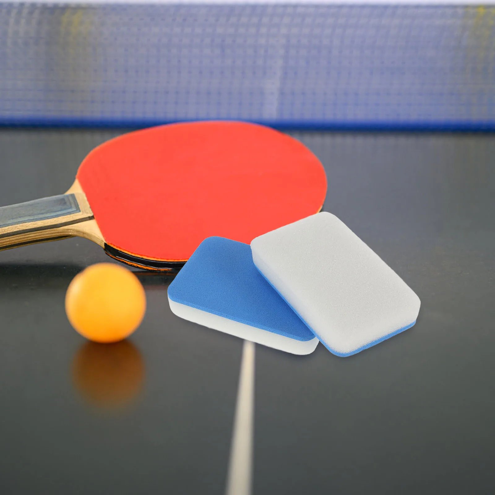 

2Pcs Table Tennis Racket Cleaner Reusable Sponge Scrubber for Paddle Maintenance Gentle on Rubber Fast Drying Portable Cleaning