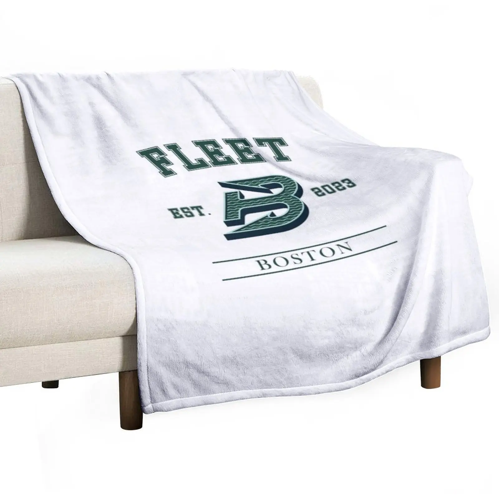 

Boston Fleet PWHL Vintage Logo Throw Blanket Fuzzy Plush Throw Blanket for Sofa Chair