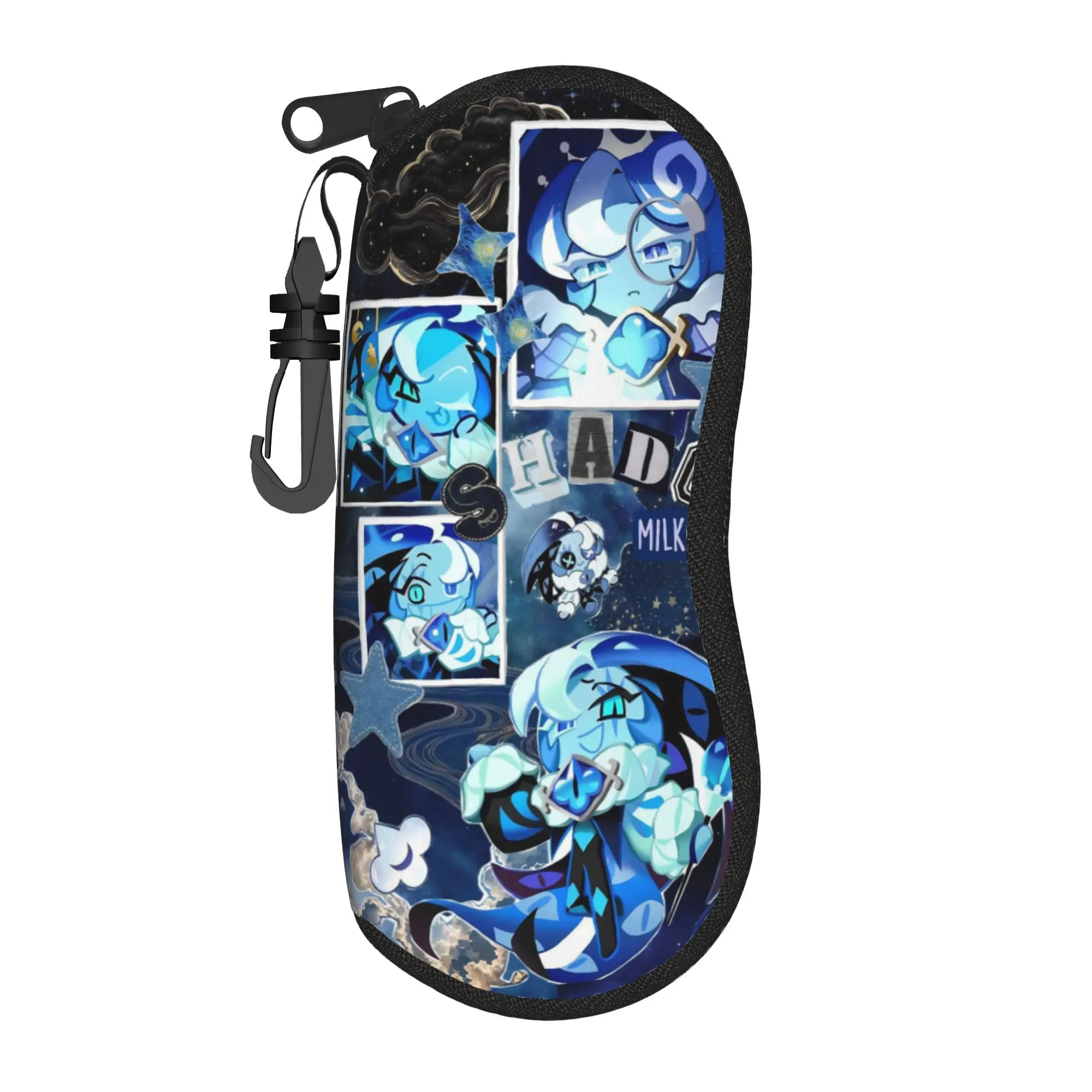 Shadow Milk Cookie Glasses Case Gift For Girl Boy  Zipper  Sunglasses Storage Box Print Glasses Box