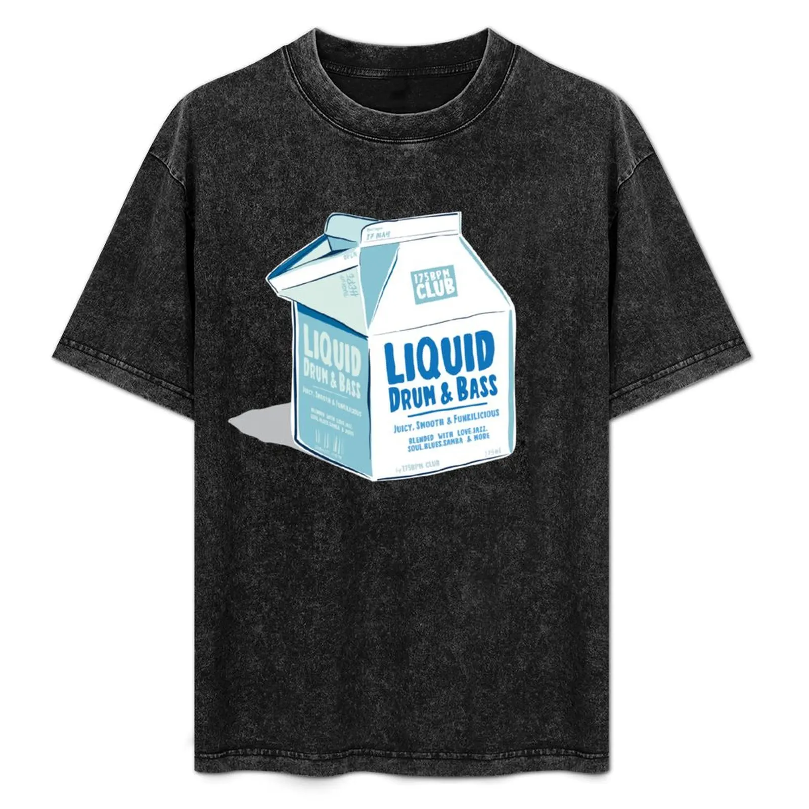 

Liquid Drum & Bass Juice Carton ( 175 Bpm Club ) T-Shirt plain for a boy customs vintage t shirt men