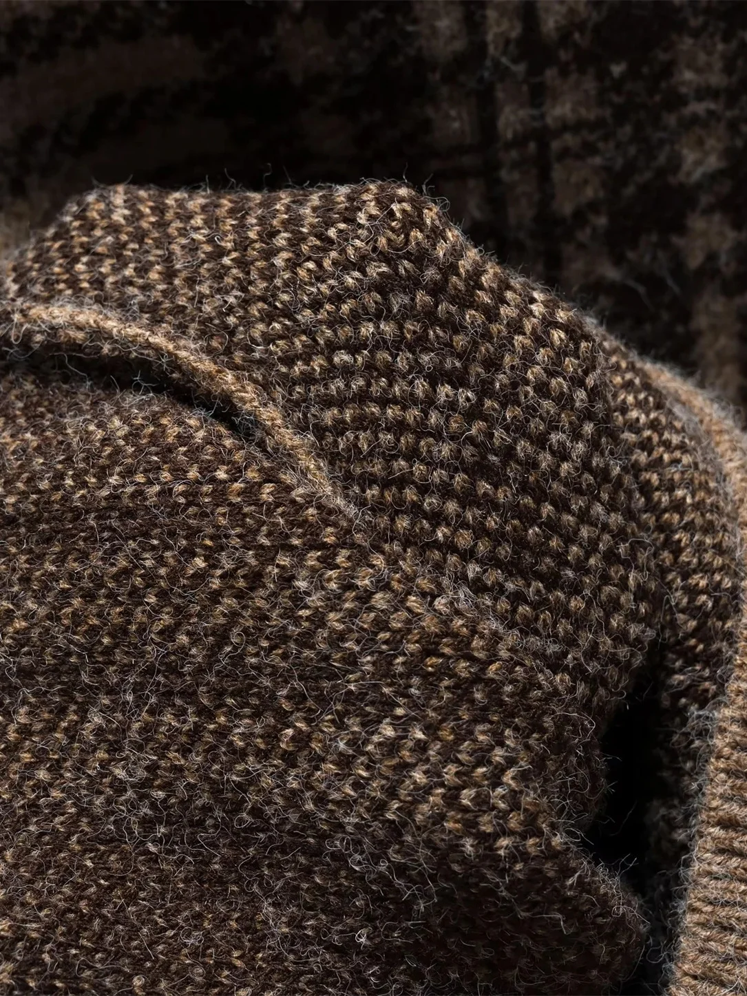 Casual de punto largo Sve redondo Ne Plaid abierto Cardigan mujer Faion mat Otoño Invierno nueva llegada prendas de vestir exteriores