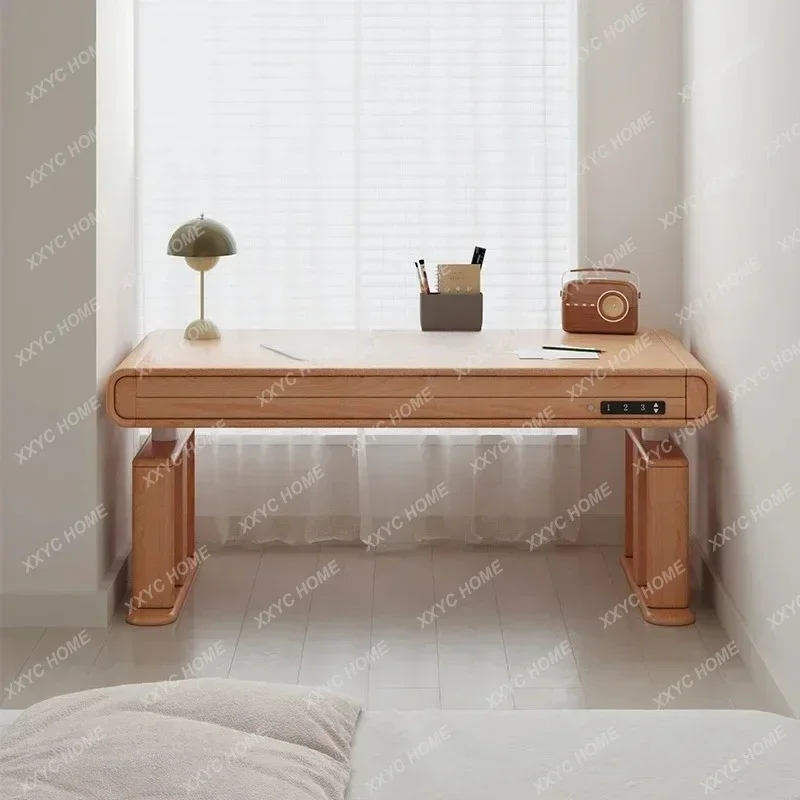 New style Lifting study table Electric bay window Smart computer table Adjustable mobile workbench