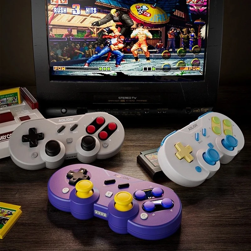 Wireless Mini Game Controller Joypad Hall Effect Joystick For Nintend Switch Retro Gamepad For PC Windows For NS Switch