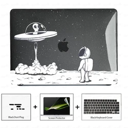 2025 Laptop Case for MacBook Air M4 15.3 Model A3114 Cover with Dust Plug & Screen Protector & Keyboard Cover 2022 Air M2 Pro 14