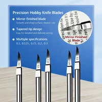 Stedi High Hardness Tungsten Steel Scriber - Model Chisels Scribing Line Tool for Plastic Model Kits Detail-up Push Hobby Knife 4