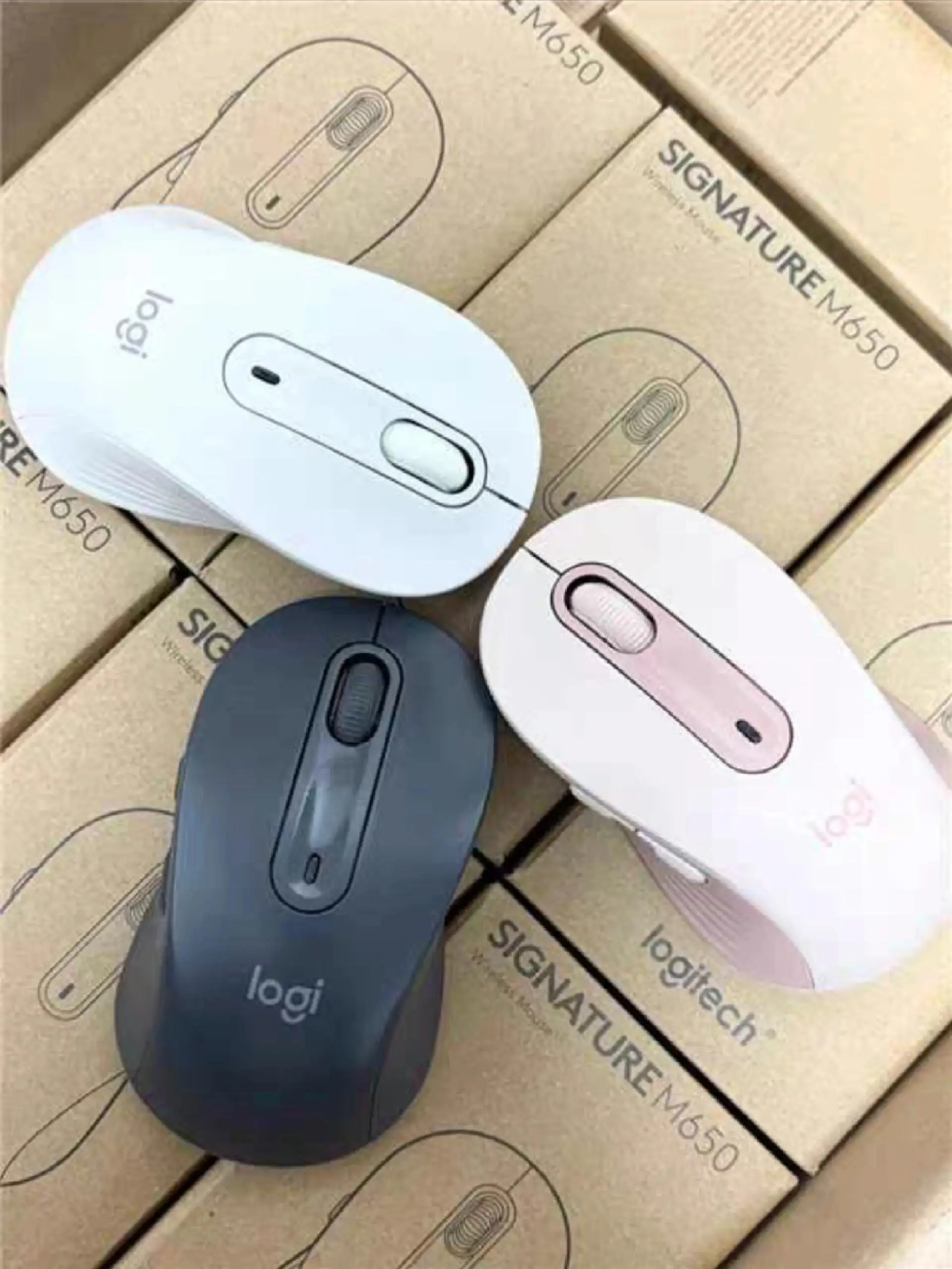 

M650/M650L Wireless Mouse, Logitech Dual-Mode Bluetooth, Silent for Office & Desktop