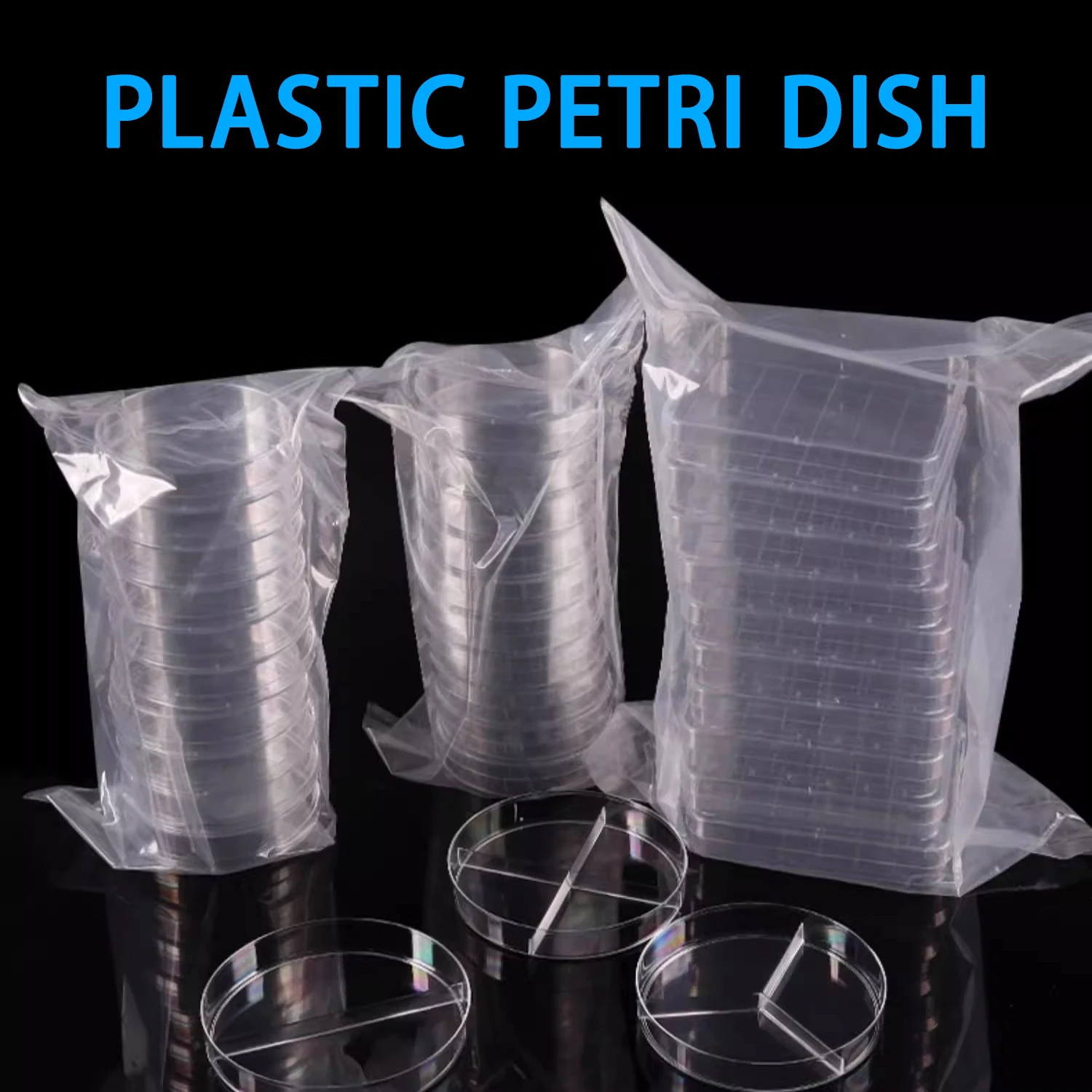 

10 plastic petri dishes 35 60 70 90 100 120 150mm round/square sterile petri dishes for chemical laboratory