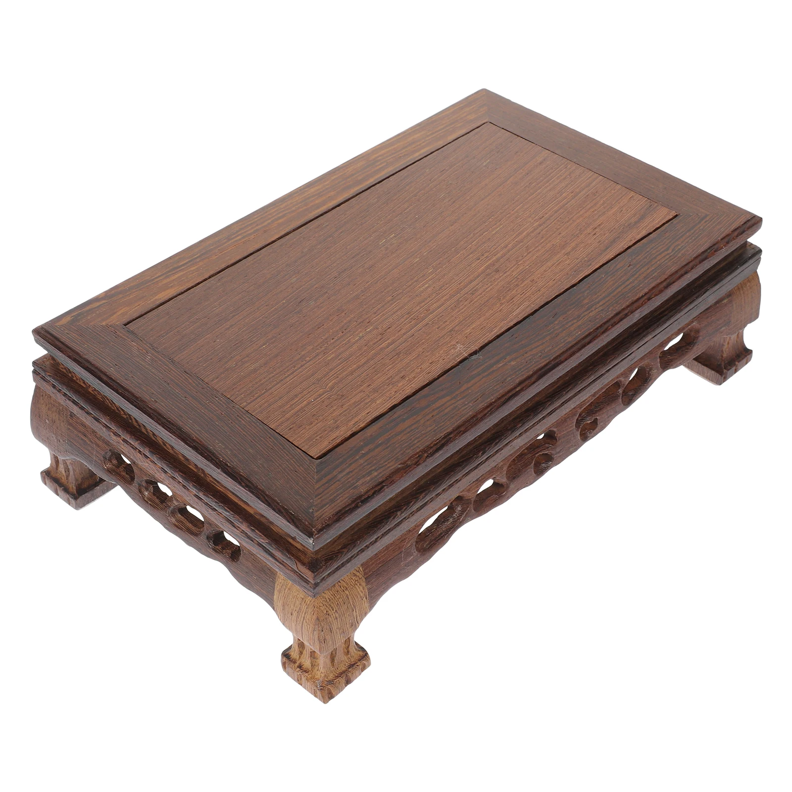

Wood Display Base Decorative Statue Stand for Teapot Holder Storage Bracket Craft Practical Wooden Base