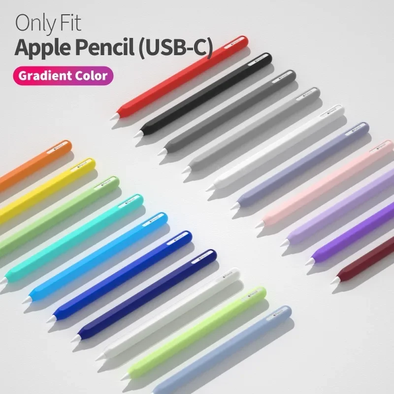 Silicone Protective Cover for Apple Pencil USB C for IPad Air Ipad