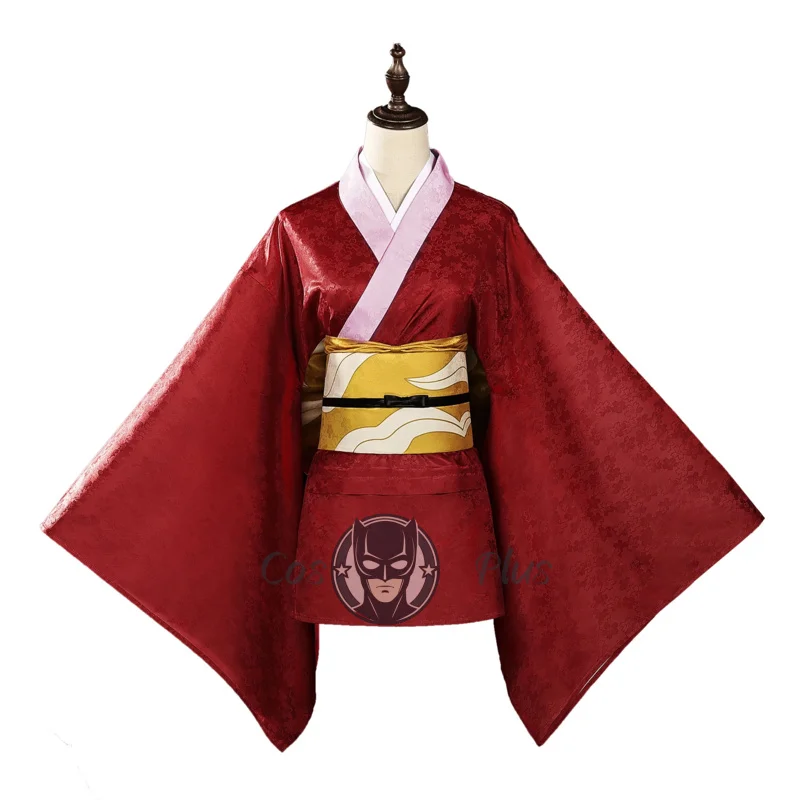 

Новый костюм для косплея Gintama Kagura, женский костюм японского аниме, красное кимоно, платье Cos Convention, Хэллоуин, Рождественский подарок