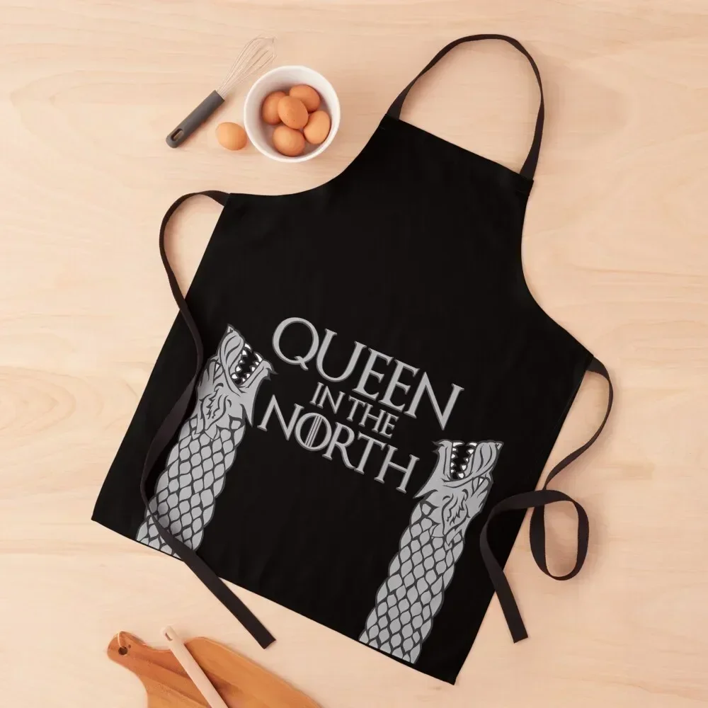 

the queen in the north Apron kitchen woman Home Supplies with pockets Apron