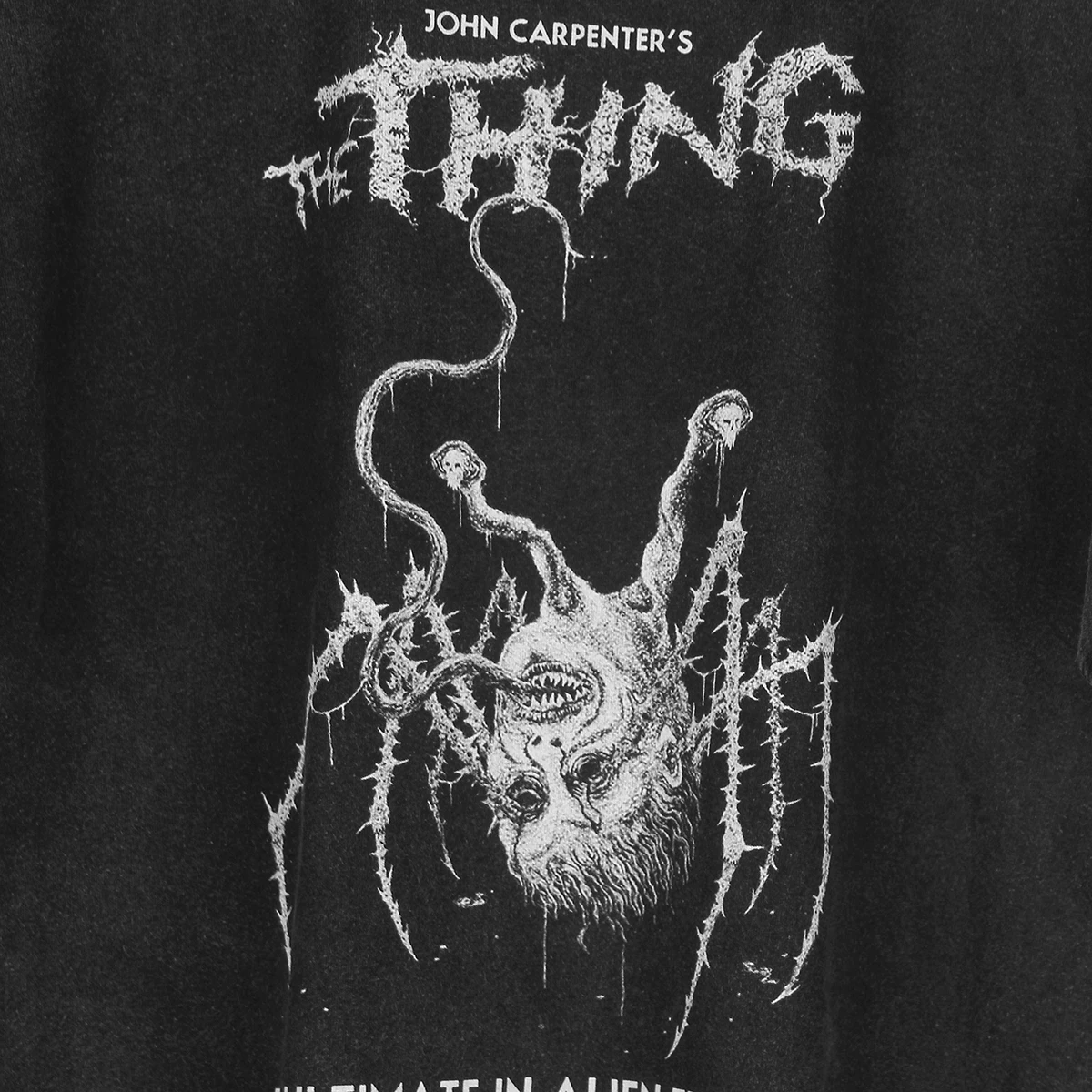 The Thing T-Shirt John Carpenter Horror Movie They Live Halloween Prince of Darkness Men\'s Cotton Tee Summer Shirt