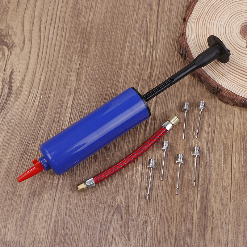 10 Pcs Ball Pump Set Hand Pump 6inch Inflator Portable Ball Volleyball Football Basketball Inflating Pump Tools With Air Hose