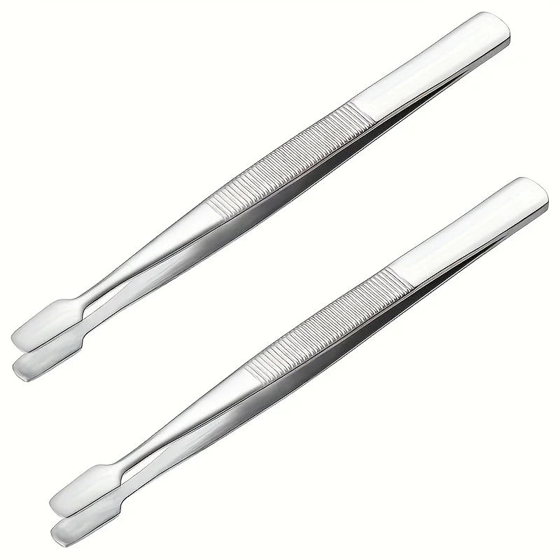 Precision Stamp & Collectible Tweezers with Wide Tip for stamps coins philately Durable for philately for coin collecting