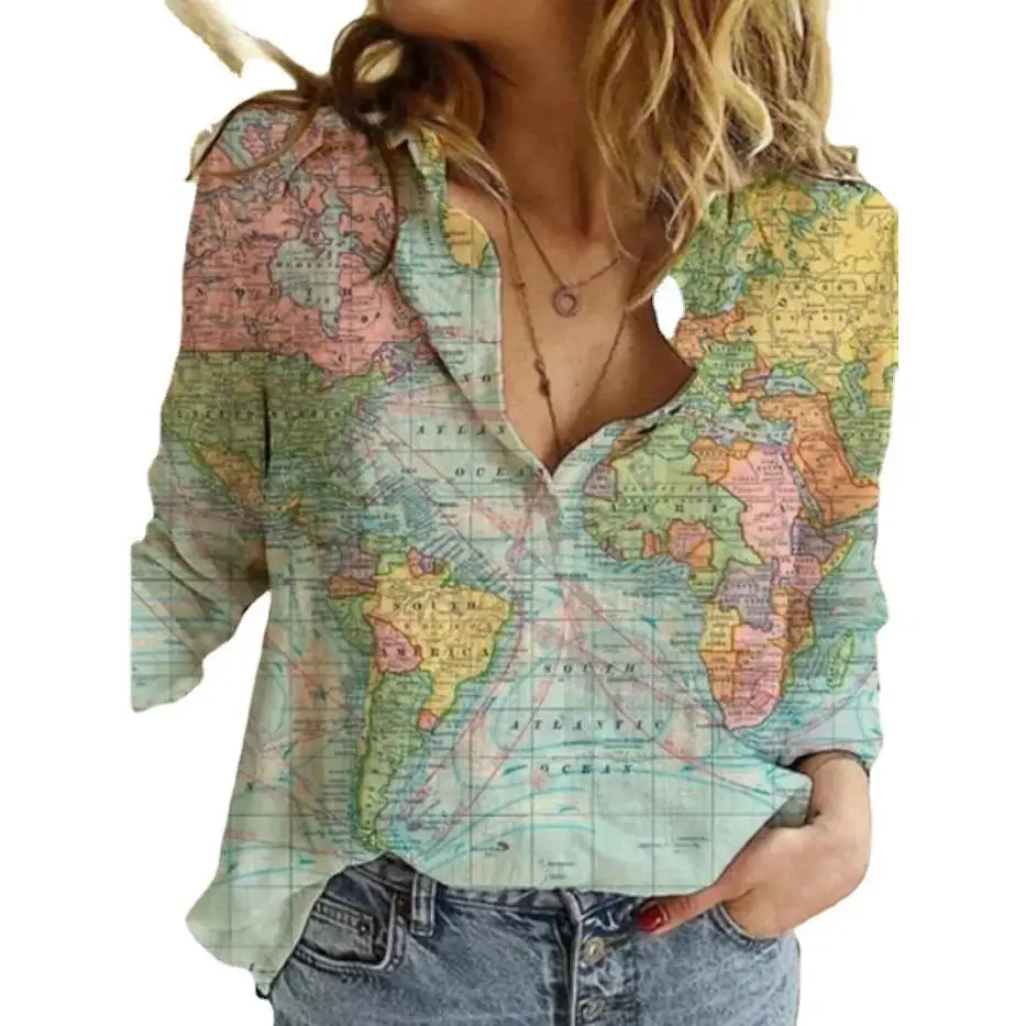 

Женское длинное све с принтом Street Sle, термостойкое волокно из полиэстера, устойчивое к деформации, коллекция лета 202, модная La...