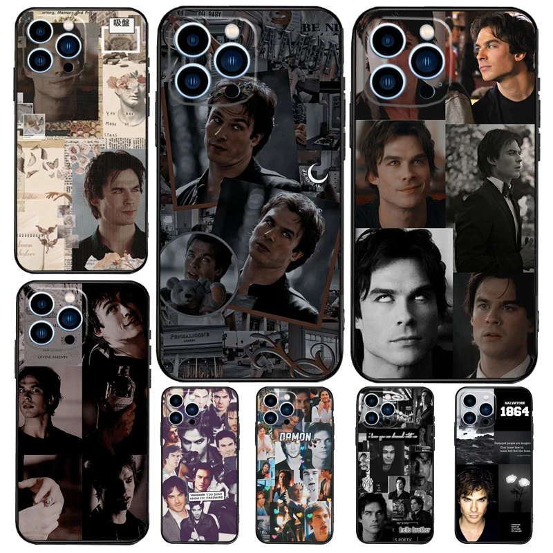 Coque Damon Salvatore The Vampire Diaries pour Honor Magic 7 Lite 6 5 8 Pro, pour Honor Win 200 400 90 70 50 X8b X8c X9a X9b X9c X9d