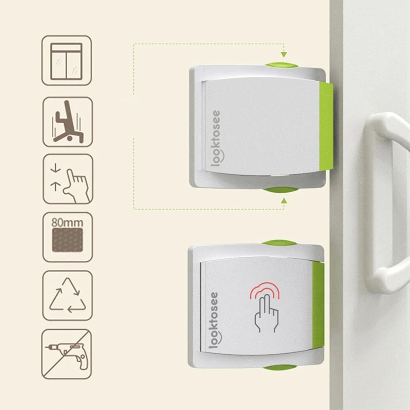 Cerradura seguridad para niños para puerta corrediza vidrio, cerradura ventana deslizante seguridad para bebés,