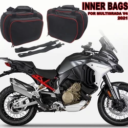 Motorcycle Accessories MULTISTRADA v4 FOR Ducati Multistrada V4 S 2021 Inner Bags For Plastic Side Panniers Cases