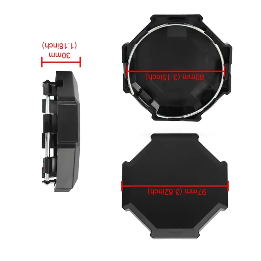 

For Polaris Sportsman RZR 900 900S 1000 XP 4 Turbo UTV Tire Wheel Hub Center Caps Wheel Rim Plug Cover Guard 1522216-655