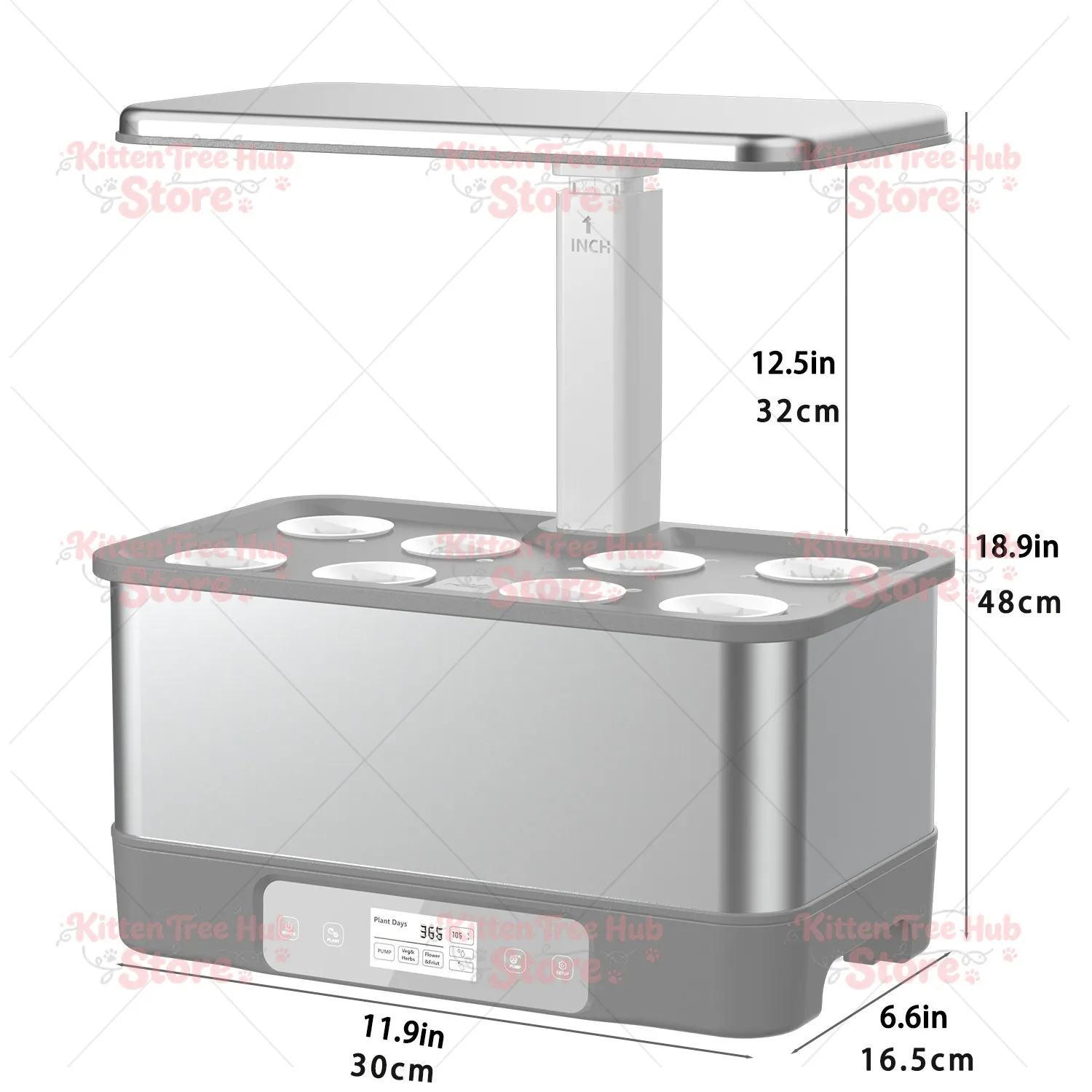 New WiFi Smart Hydroponic Growing System Indoor Soilless Vegetable Cultivation Box With LED Grow Light Water Planting Equipment