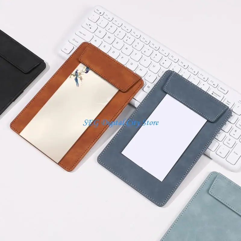 

U75B Папка для файлов из искусственной кожи Доска для документов Кожаный коврик для встреч формата А4 с блокнотом для письма и